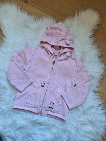 Gilet rose kiabi