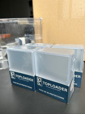 Lot 4 Packs Toploaders Premium Ultra Transparent KIS