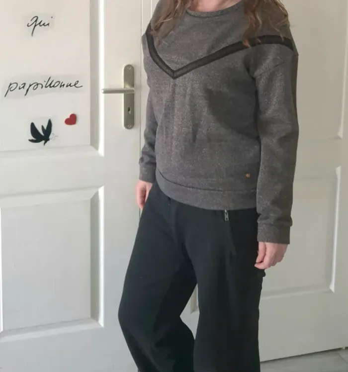 Sweat marron bonobo taille M - photo numéro 3