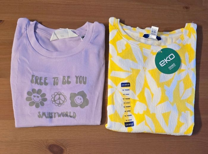 neufs (non portés) 🏷🥰😍 teeshirts mc 12 ans fille 😍🥰