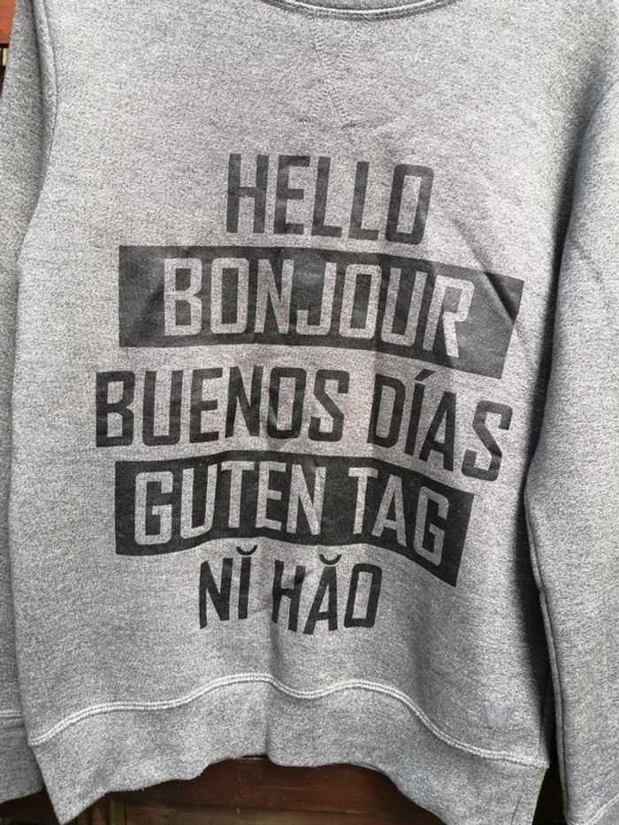 Sweat gris mixte
