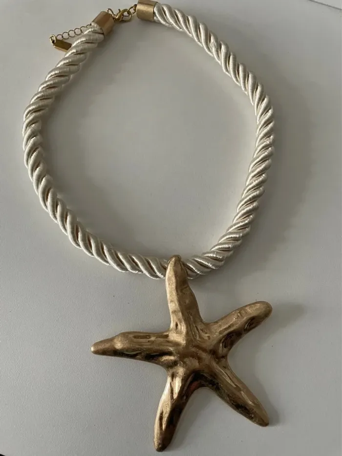 Collier étoile de mer doré Weekend Max Mara - photo numéro 3