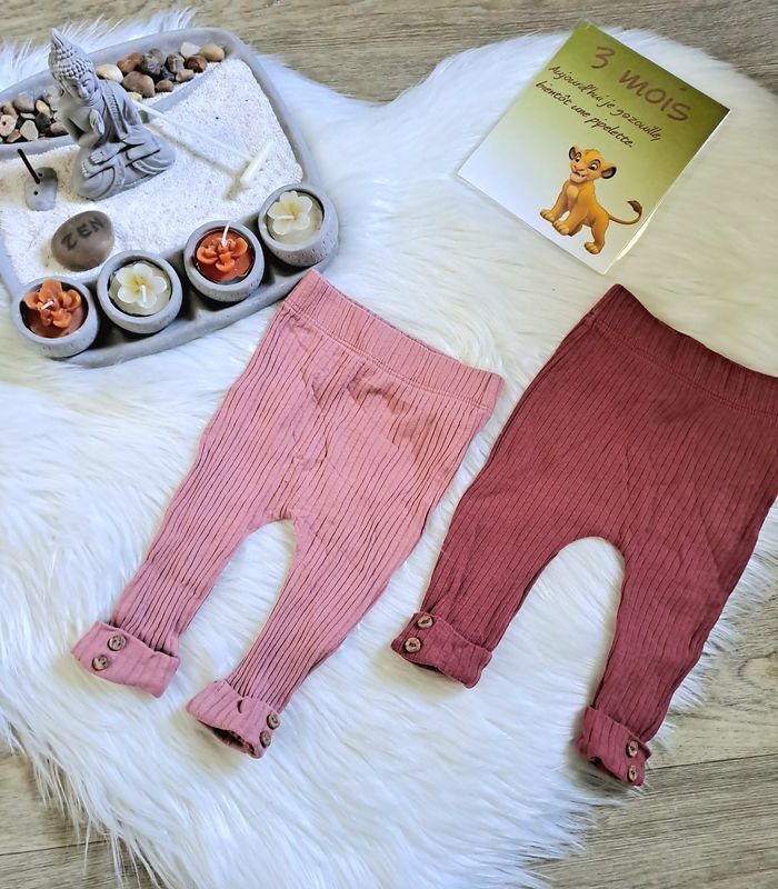 🍬 Lot de 2 leggings Kiabi 🍬