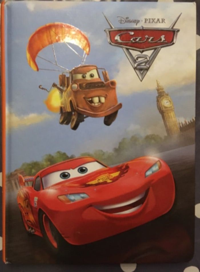 Livre cars 2 Disney Pixar