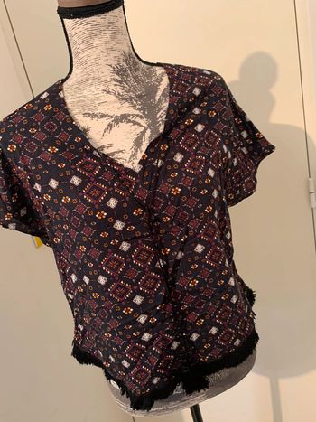 Blouse avec motifs Aztèques