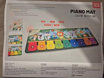 Tapis d’eveil piano