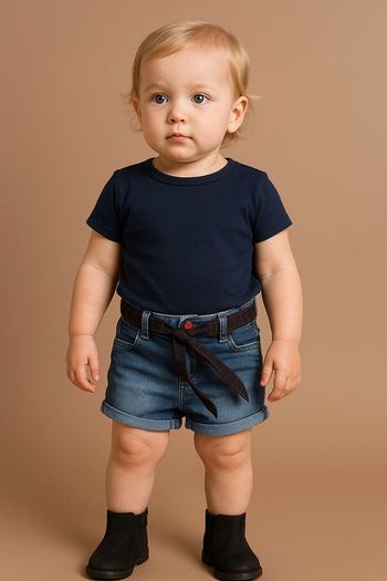 Short bleu en jeans Kiabi