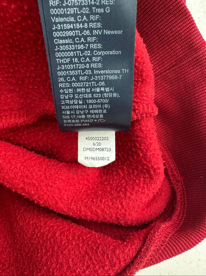 Sweat à capuche Tommy Hilfiger bordeaux - photo numéro 8