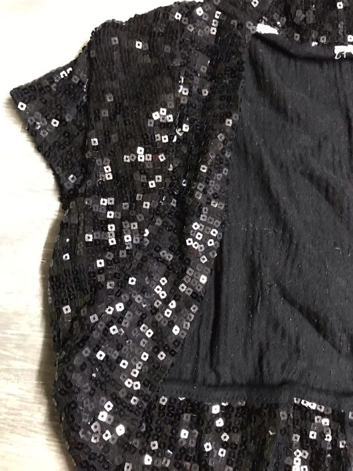 Boléro à strass noir - photo numéro 2