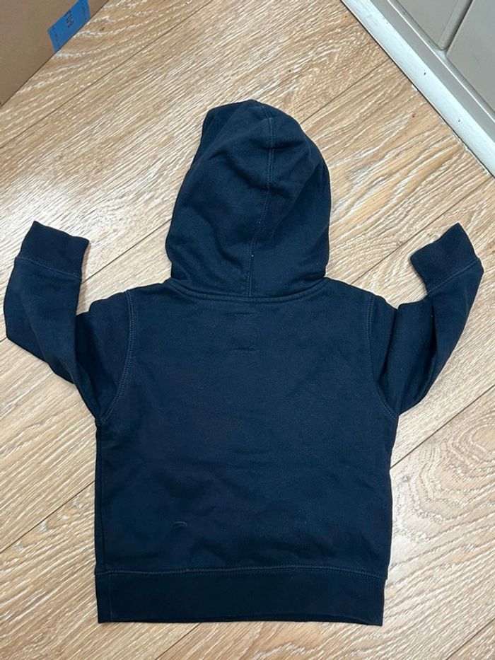 Sweat-shirt à capuche bleu marine - baby gap - taille 2 ans - photo numéro 4
