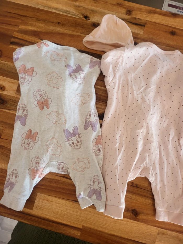 Lot 2 barboteuses chaude minnie 3mois - photo numéro 4