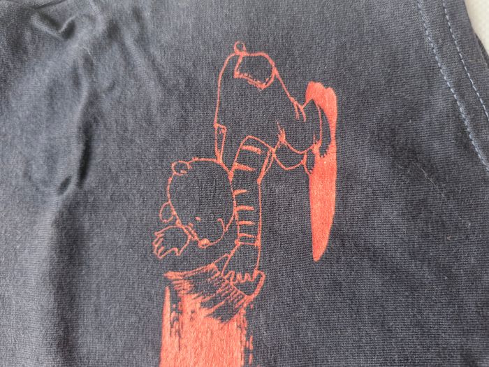 T-shirt manches courtes garçon 6 mois 67 cm Petit Bateau Bleu marine Rouge - photo numéro 2