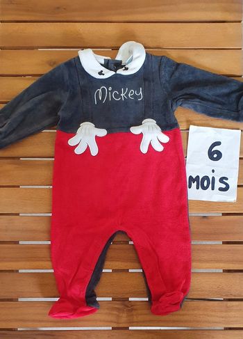 Pyjama 6mois garçon Mickey 68cm