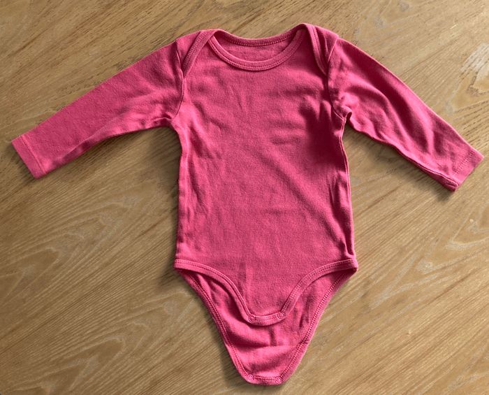 lot 2 body manches longues fille 9 mois - photo numéro 2