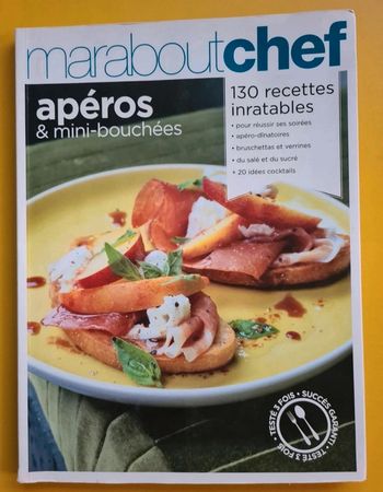 Livre de recettes MaraboutChef "Apéros et mini-bouchées"