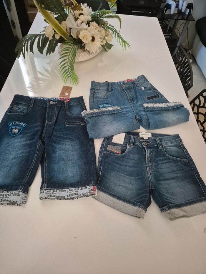 Lots shorts en jeans garçon