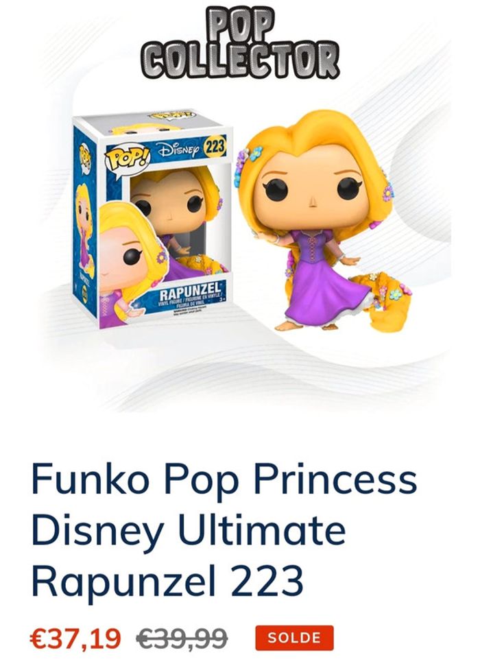 Funko pop princess Disney ultimate rapunzel - photo numéro 7