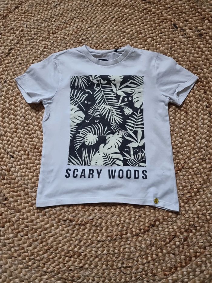 Tee-shirt manches courtes ikks 6 ans phosphorescent