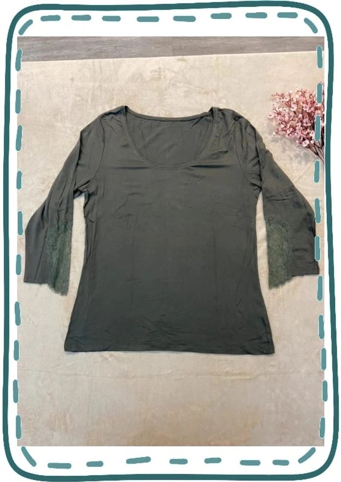 Haut manches 3/4 femme XL