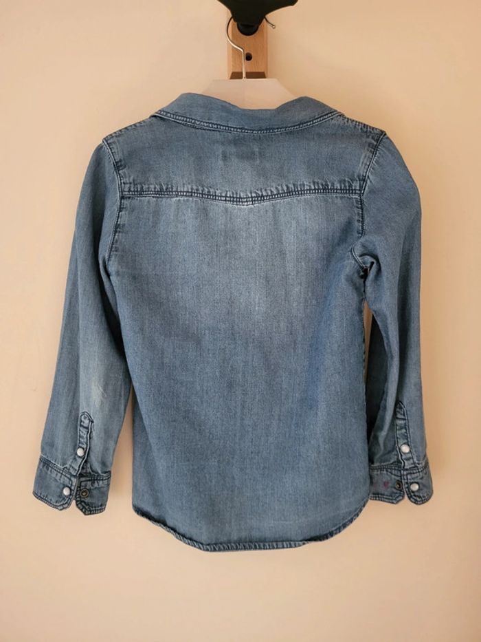 Chemise bleu fille - photo numéro 2