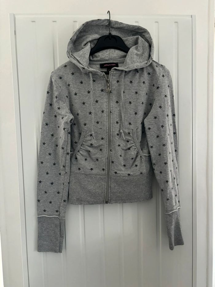 Sweat-shirt capuche fille cintré Jennyfer S