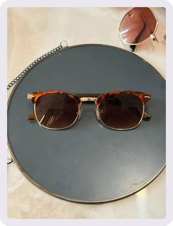 Lunette de soleil marron léopard