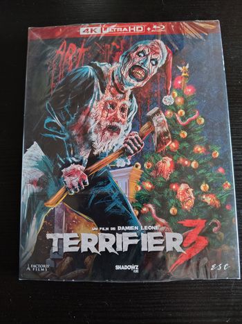 Blu Ray 4K UHD Terrifier 3 (Lauren LaVera, David Howard Thornton, Horreur)