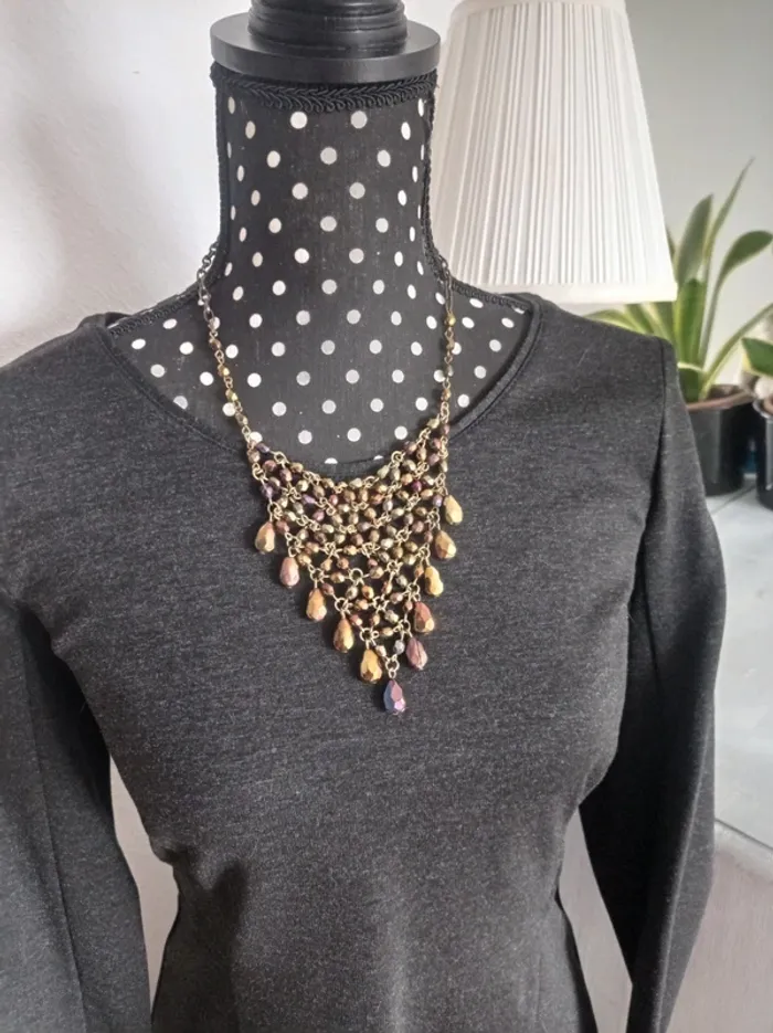 Collier de perles en cascade - photo numéro 2