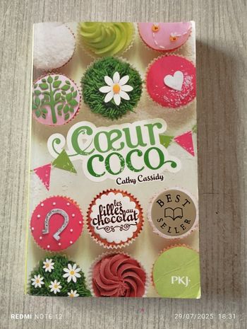 Livre les filles au chocolat