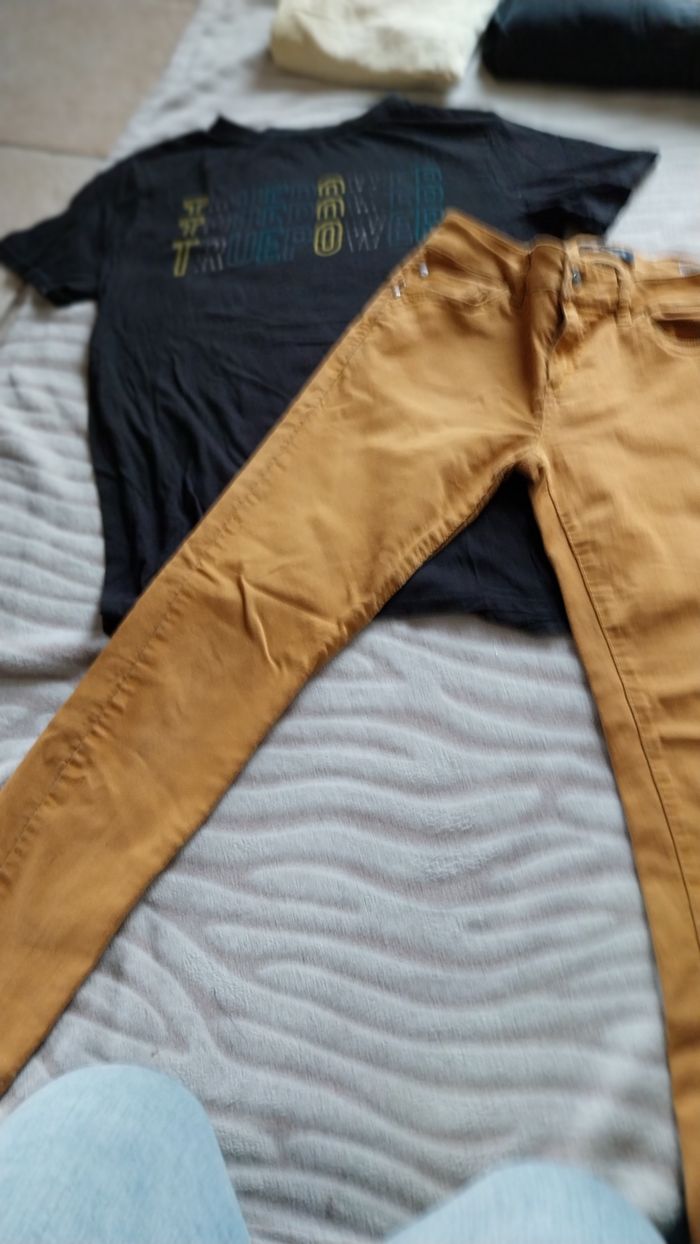 Lot 12 vêtements garçon 14 ans - photo numéro 2