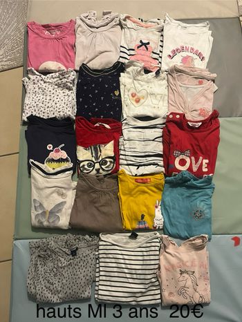Lot haut manches longues 3 ans