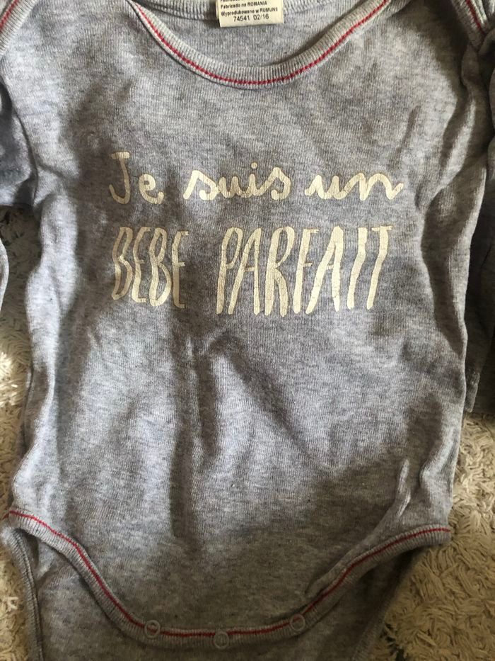 Lot de bodies 3 mois Tissaia - photo numéro 4