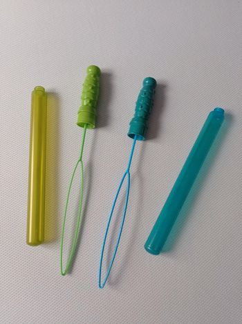 Lot 2 tubes à bulles 38 cm