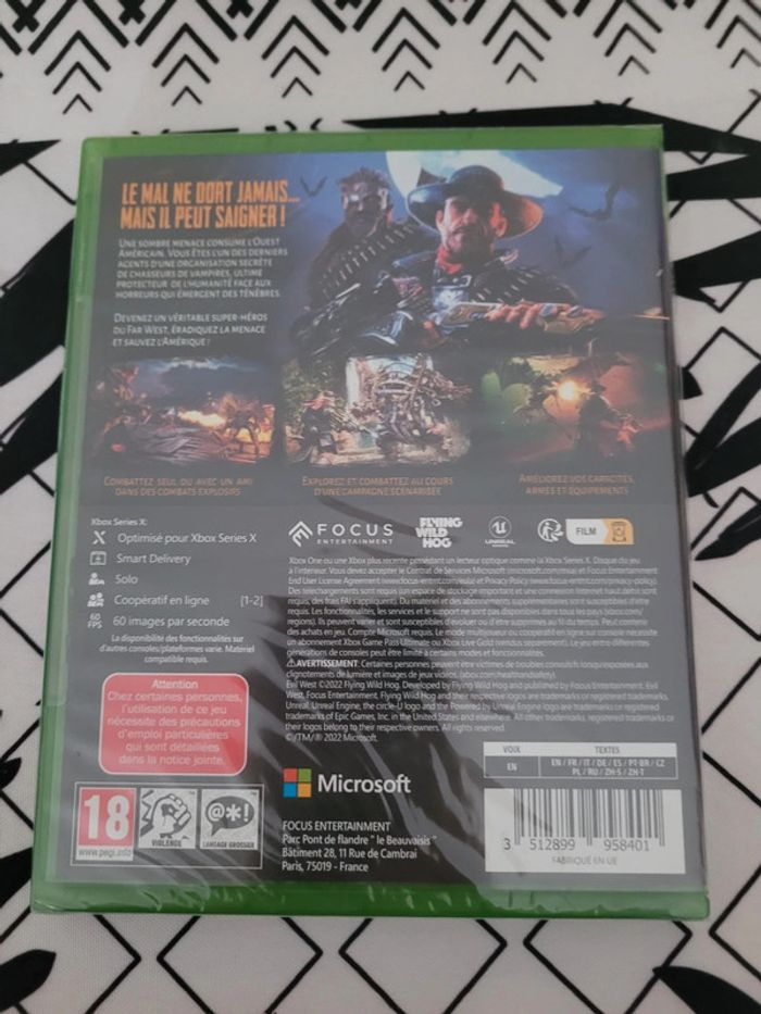 Jeu Xbox serie X neuf sous blister : Evil West - photo numéro 2