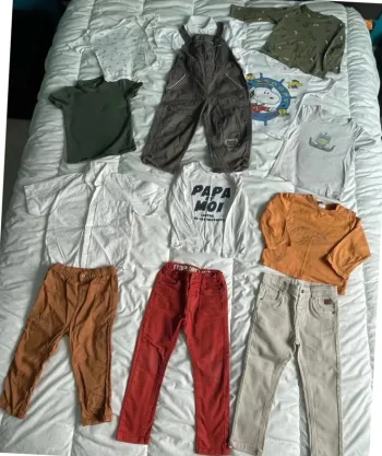 Vends lot de vêtements garçon 3 ans été