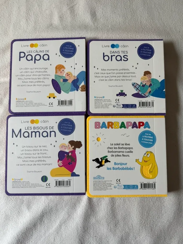 Lot de 4 livres en feutrine - photo numéro 4