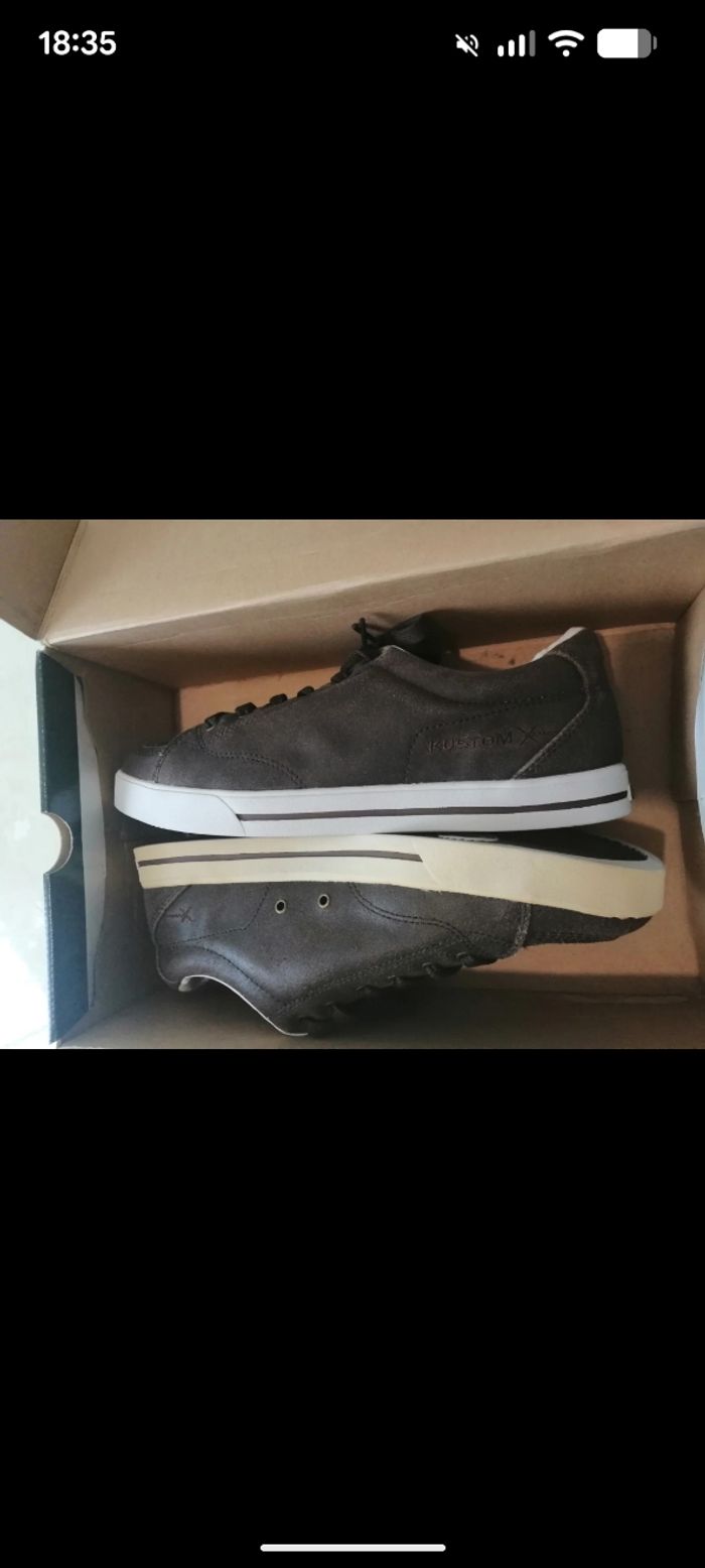 Chaussures vintages Astom Marrons.Taille 44,5 - photo numéro 6