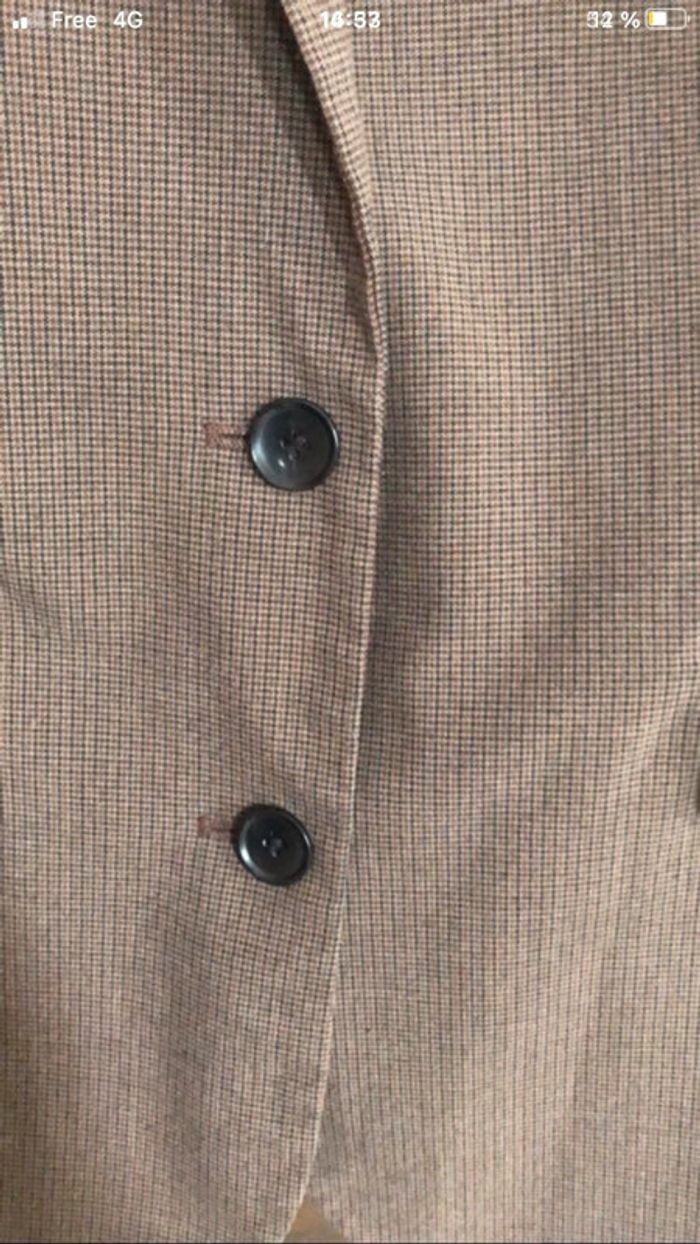 Veste blazer taille 38 camaïeu - photo numéro 3