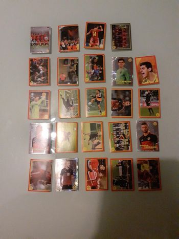 Lot de 24 stickers Belgian Red Devils