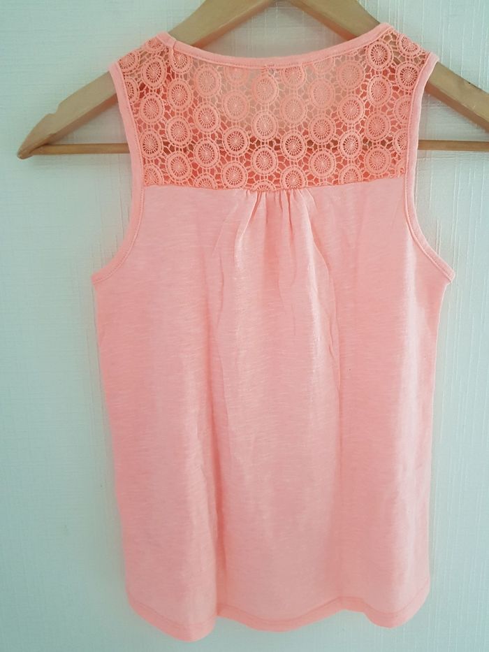 Débardeur corail Orchestra 10 ans dentelle - photo numéro 6
