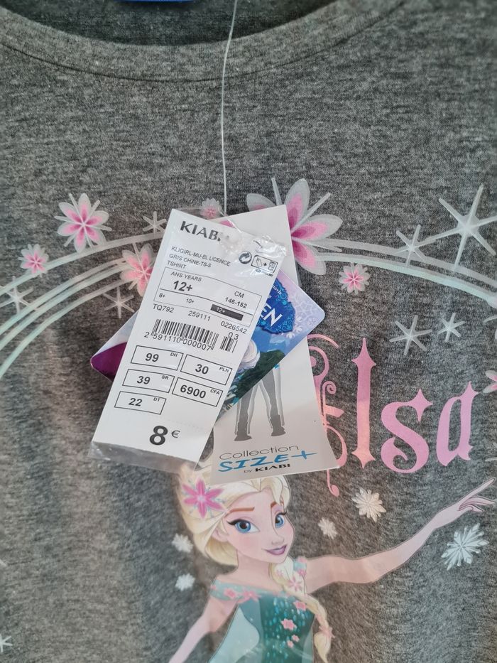 Tee-shirt reine des neiges - photo numéro 2