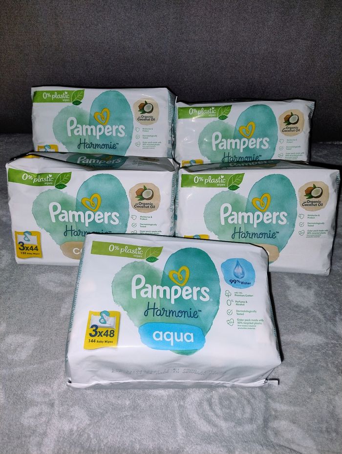 Lot de lingettes Pampers harmonie