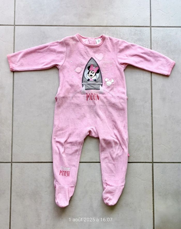 Pyjama velours Minnie - 24 mois - photo numéro 2