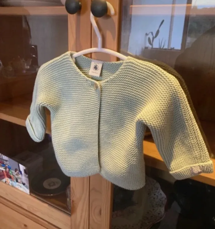 Gilet en lainage Petit bateau 6mois - photo numéro 2