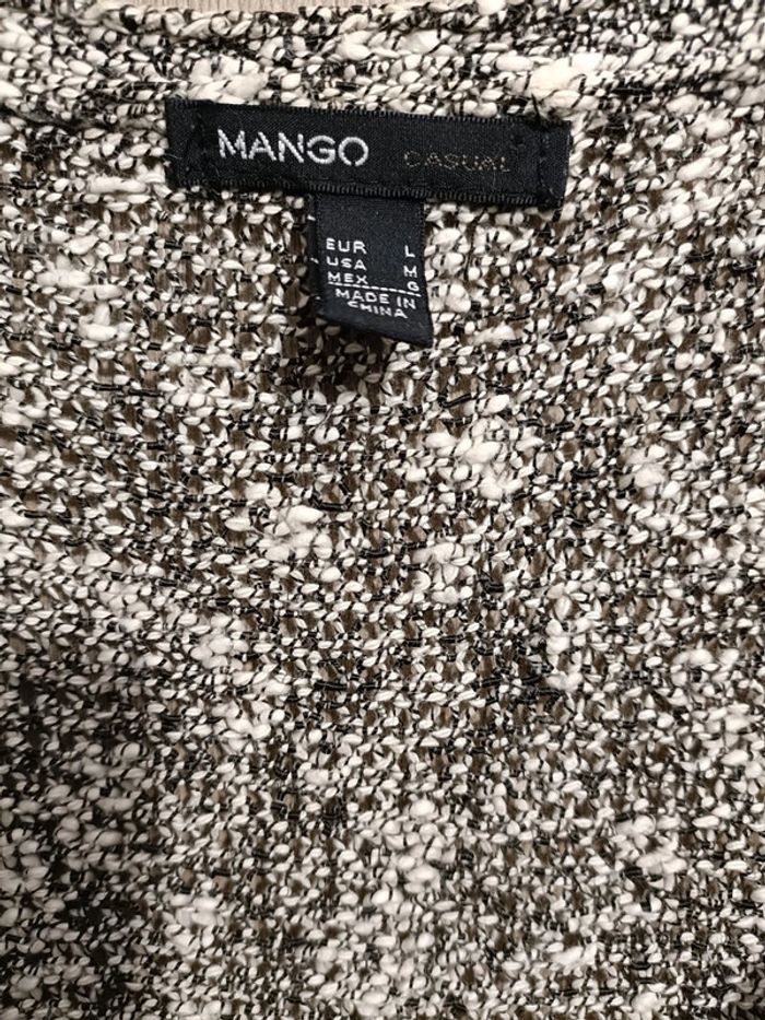 Gilet Mango noir et blanc - photo numéro 6