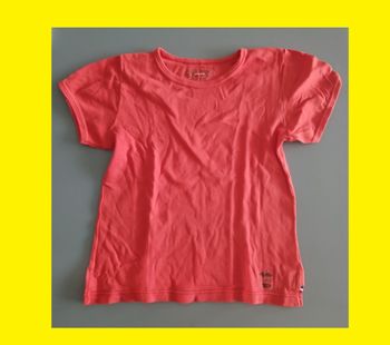 Tee shirt manche courte rouge