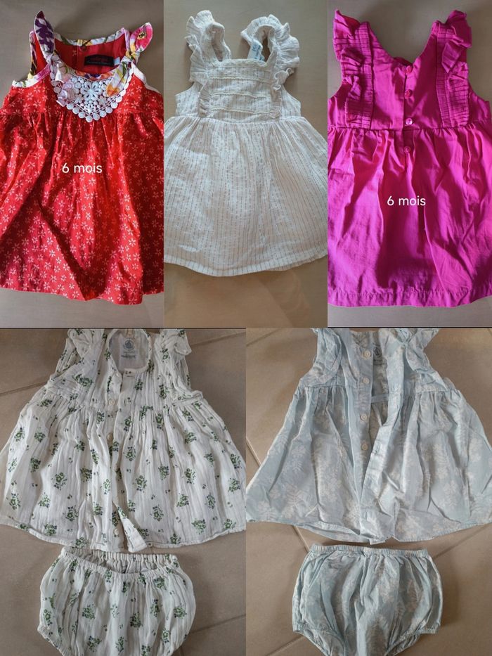 Lot de 5 robes 6 mois