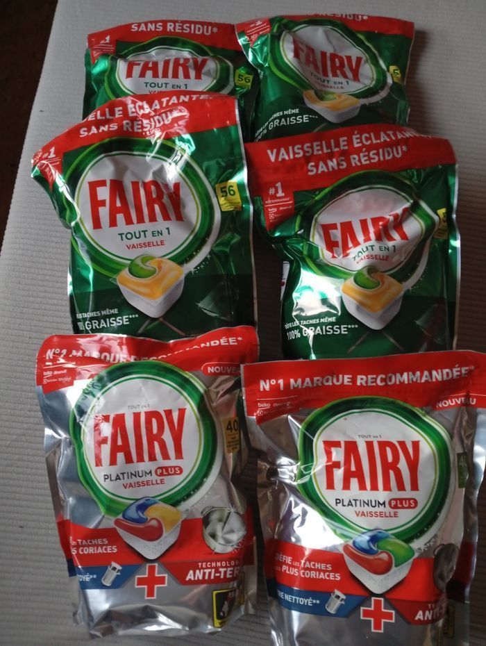 Lot de 6 sacs fairy à 50€ Avec le code
COEUR30
Le lot passe à 35€
