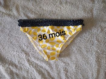 Bas de maillot de bain Citron 36 mois