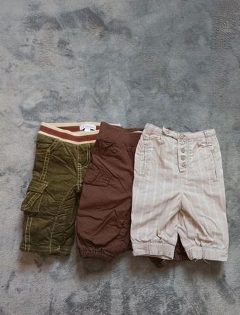 Lot de 3 pantalons 1 mois